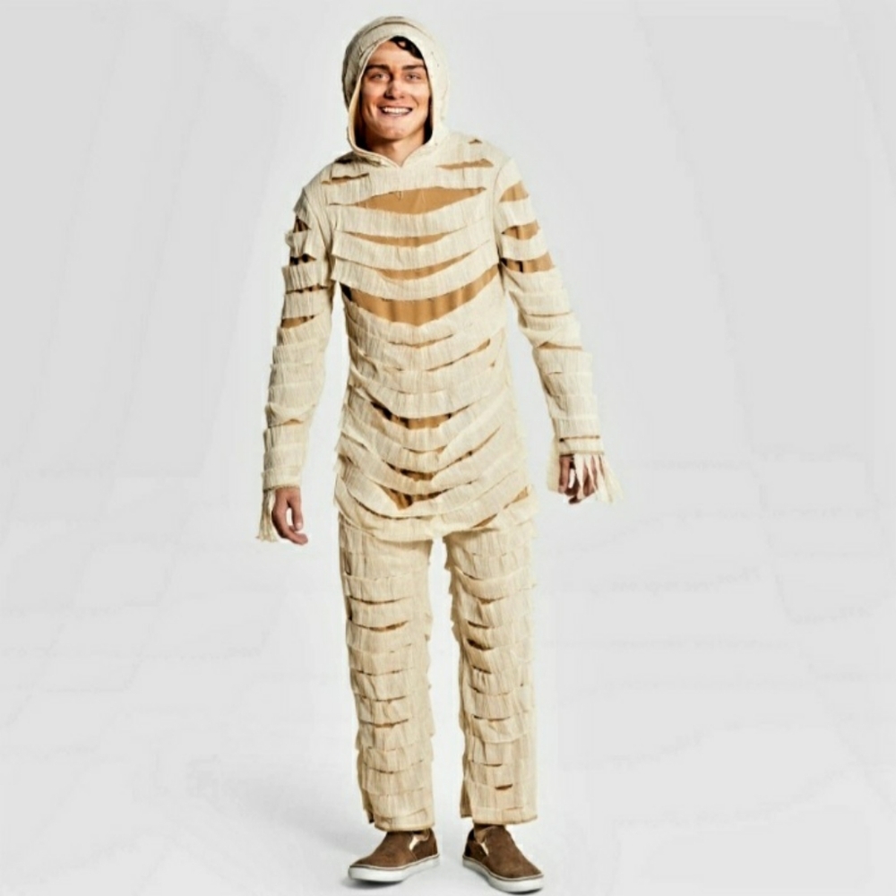 NWT Adult Mummy Costume Jumpsuit Hyde & EEK Boutique Men's Medium M Monster NEW